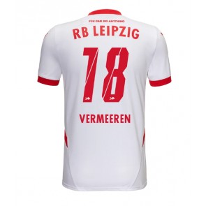 Billiga RB Leipzig Arthur Vermeeren #18 Hemmatröja 2024-25 Kortärmad